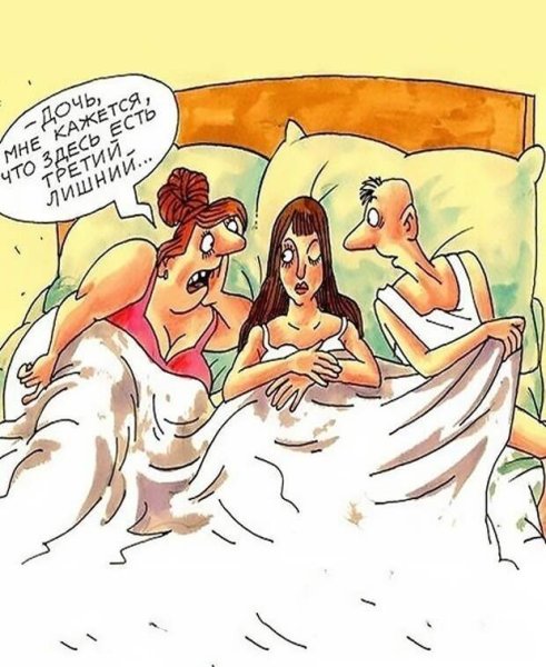 Теща карикатура