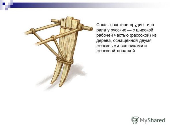 Двузубая Соха в древней Руси