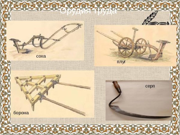 Соха пахотное орудие