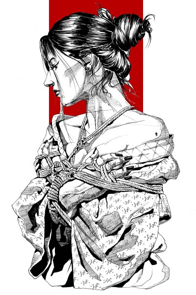 Шибари эскиз