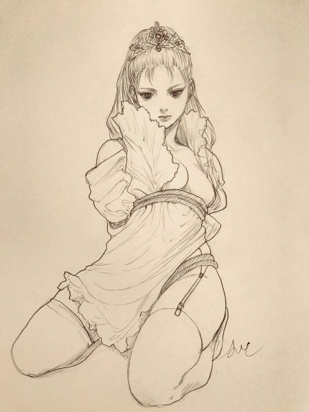 Шибари эскиз