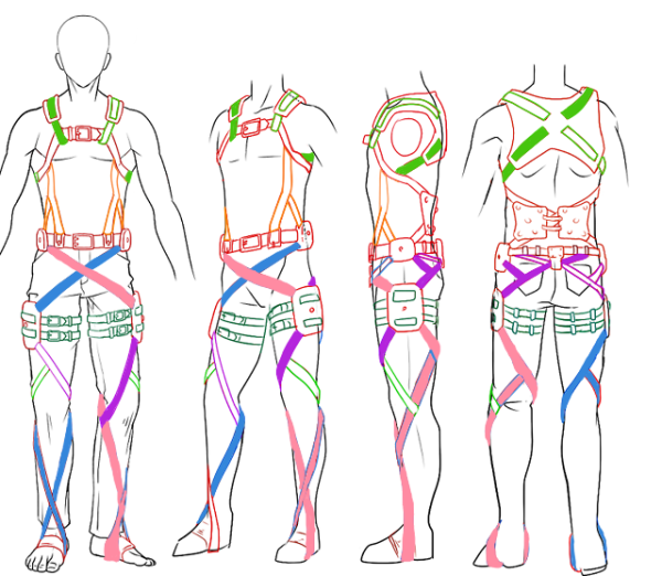 Ремни УПМ атака титанов