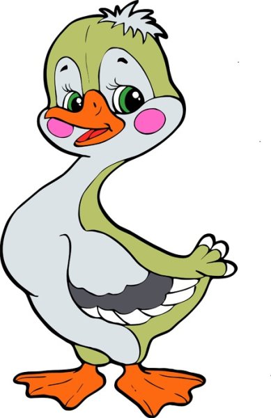 Цыпленок мультяшный