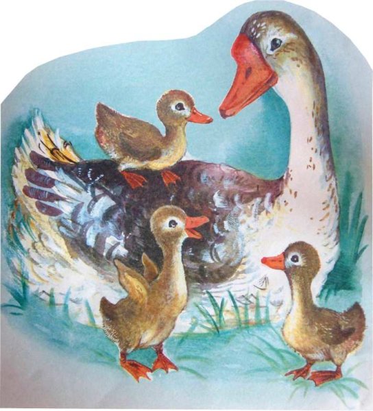 Гусенок мультяшный