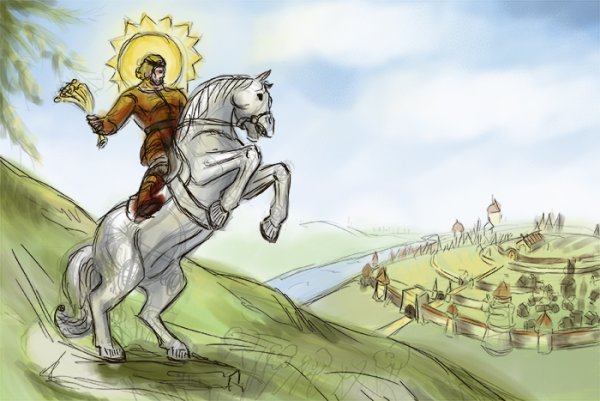 Ярило на лошади