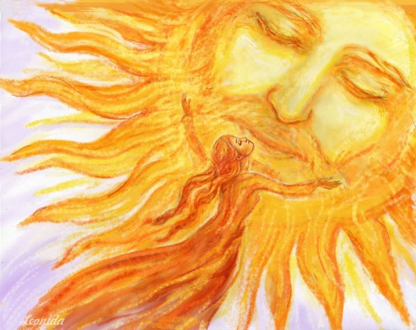 Славянская живопись солнце