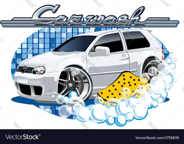 Логотип автосервиса и автомойки