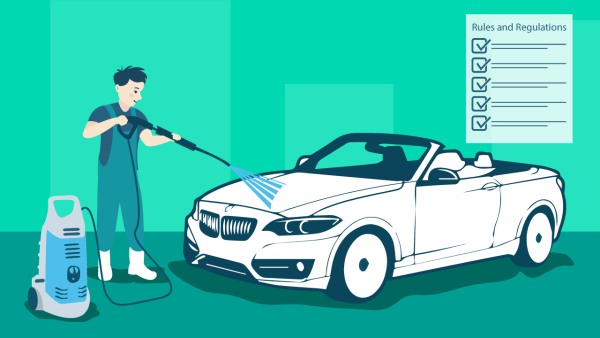 Автомойка фон для рекламы