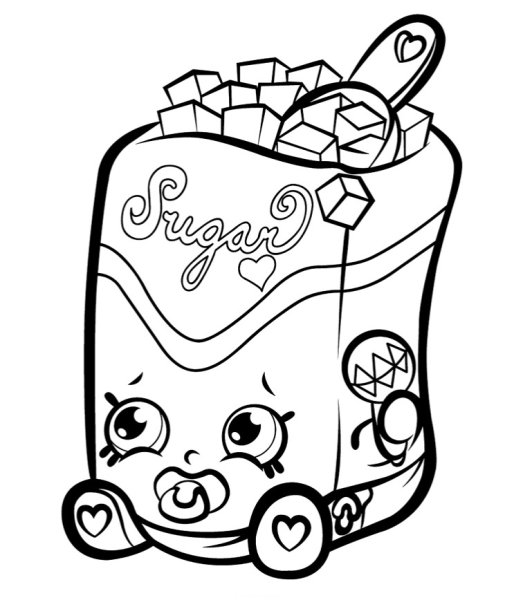 Раскраски для девочек Шопкинс