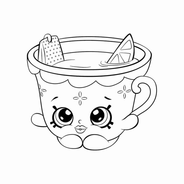 Шопкинс раскраска для детей