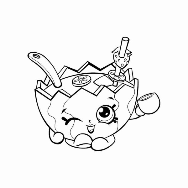 Шопкинс раскраска печать