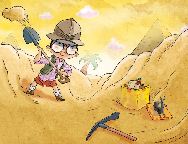 Археолог мультяшный