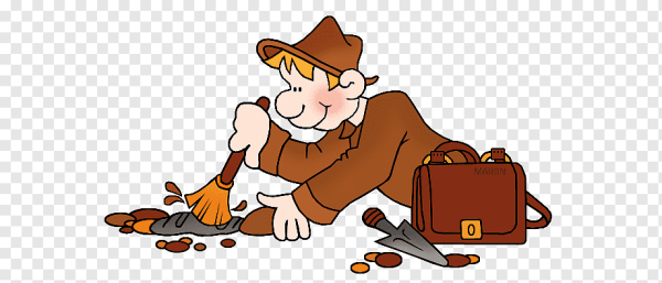 Археолог без фона