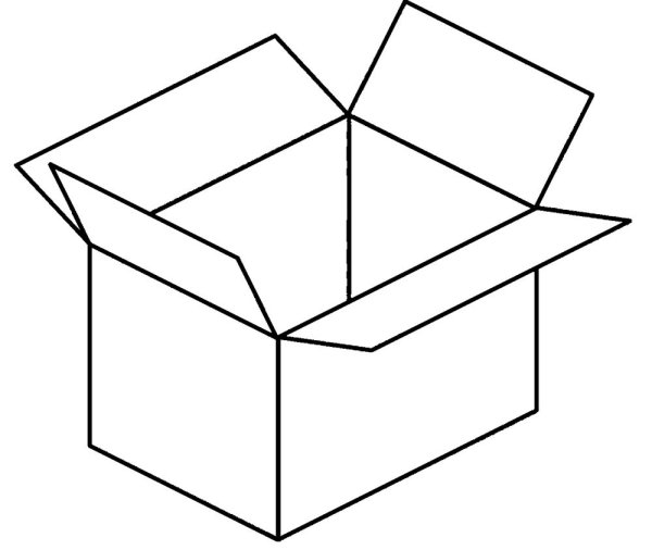 Коробка раскраска для детей