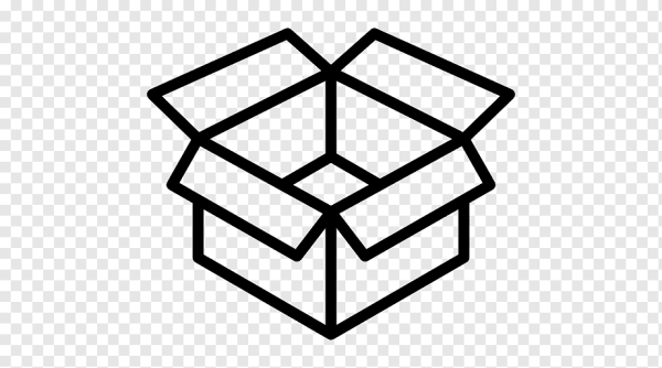 Значок открытой коробки