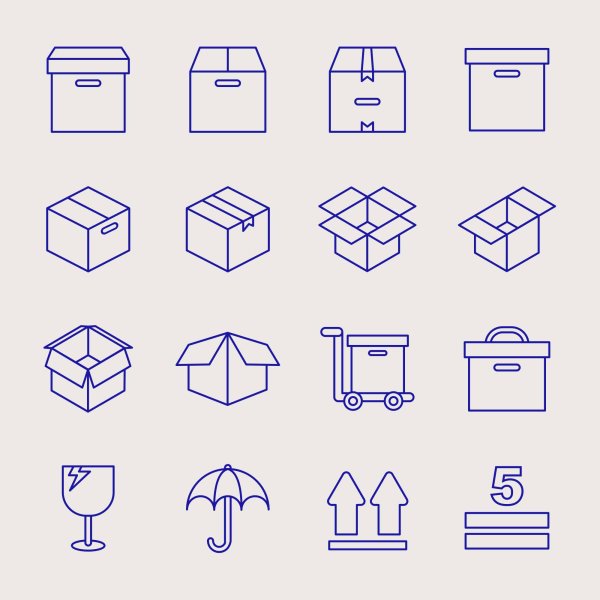 Упаковка товара иконка