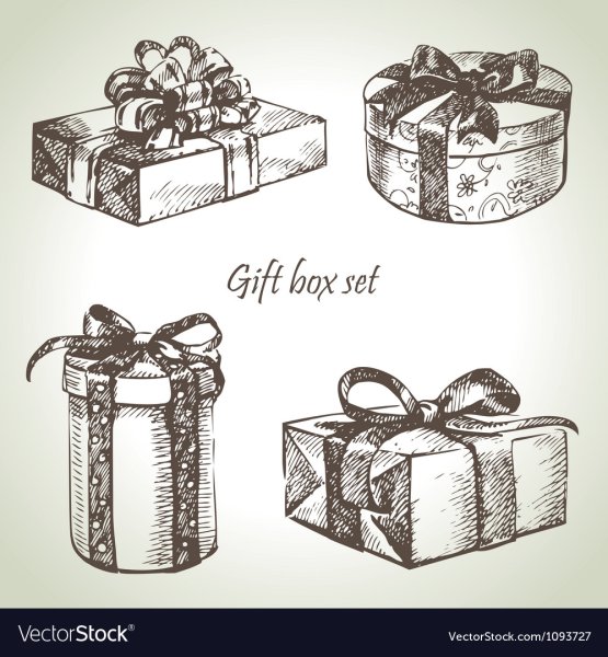 Подарочная коробка рисования