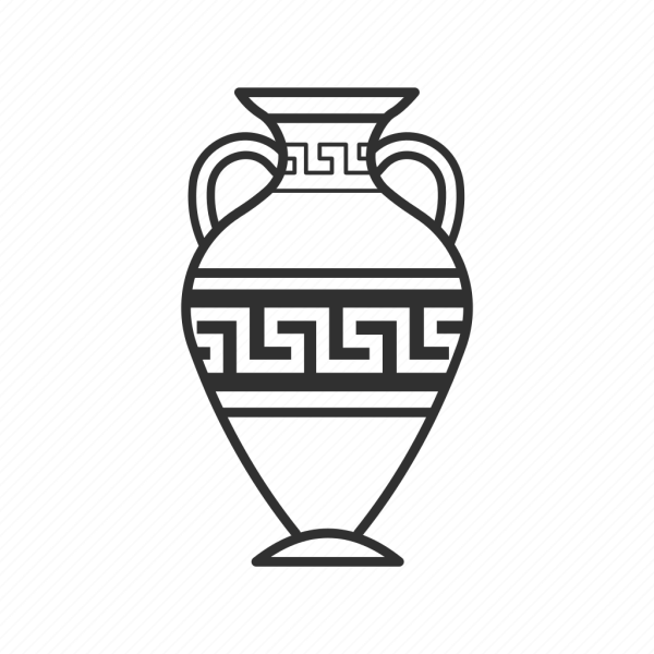 Греческие вазы лёгкие