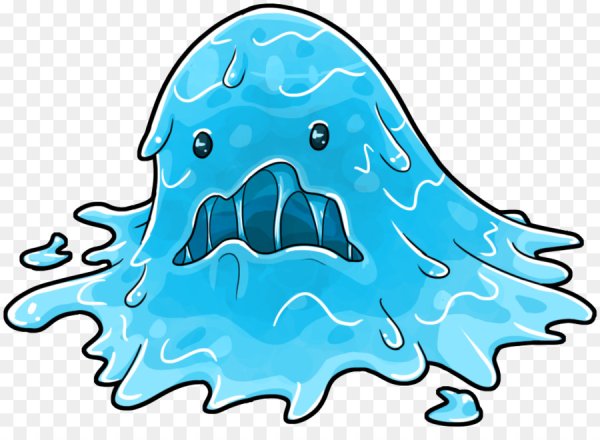 Слизь мультяшная