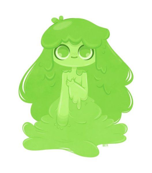 Слизь мультяшная