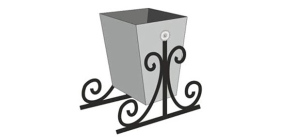 Эскиз урны для мусора