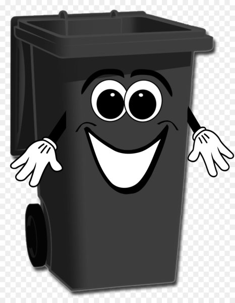 Мусорная корзина без фона