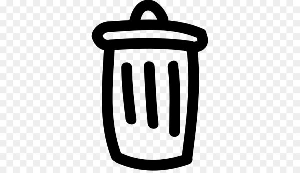 Мусорный бак мультяшный