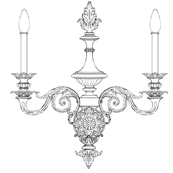 Подсвечник силуэт