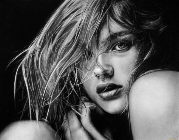 Наталья Водянова рисунок