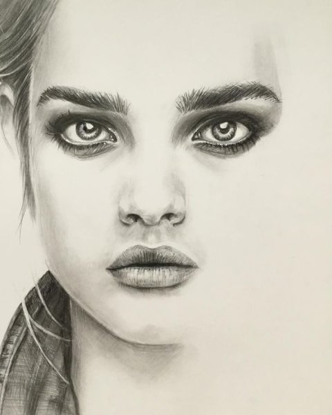 Наталья Водянова рисунок