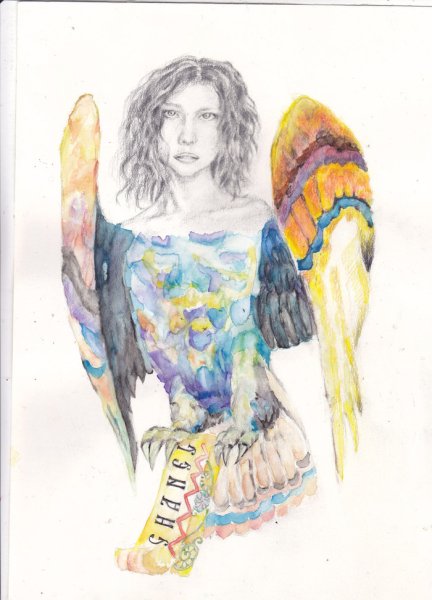 Картинки нарисованные девушки прикольные Графика