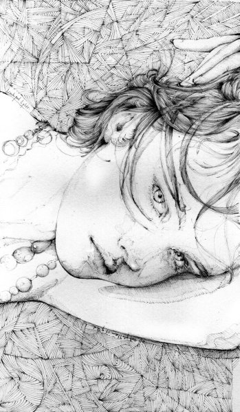 Наталья Водянова рисунок