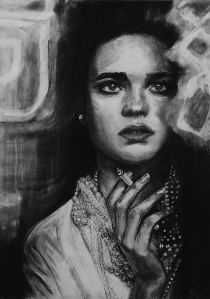 Наталья Водянова рисунок