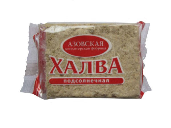 Халва на белом фоне