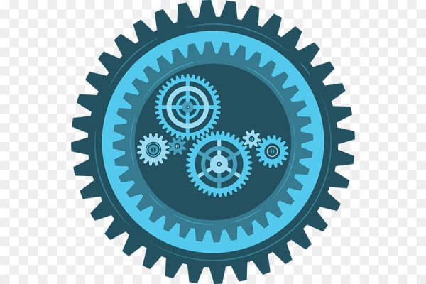 Синяя шестеренка