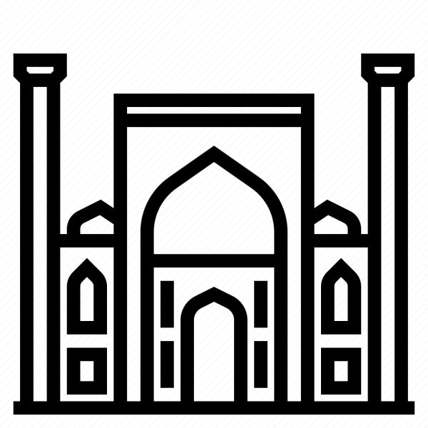 Регистан Самарканд вектор