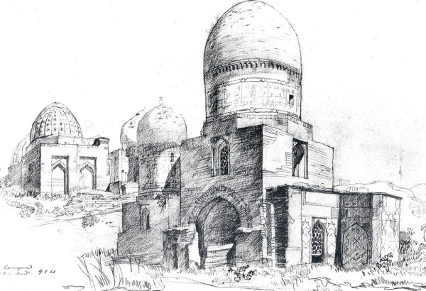 Эскизы Самарканд Регистан