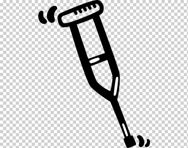 Костыль значок