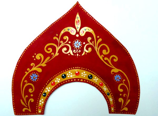 Кокошник Снегурочки ветор