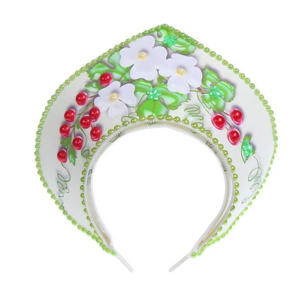 Кокошник нарисовать