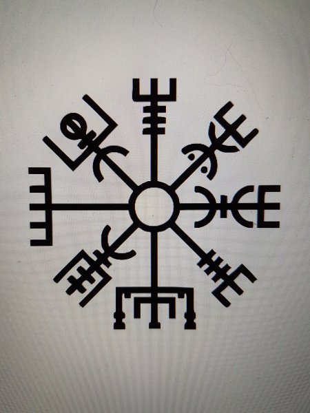 Шлем ужаса Агисхьяльм тату