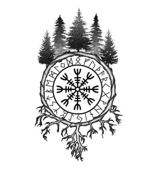 Вегвизир эскиз