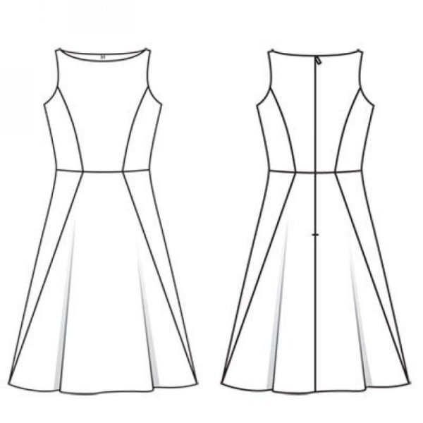 Моделирование летнего платья