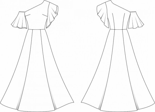 Макет платья