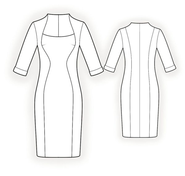 Моделирование платья с рельефами