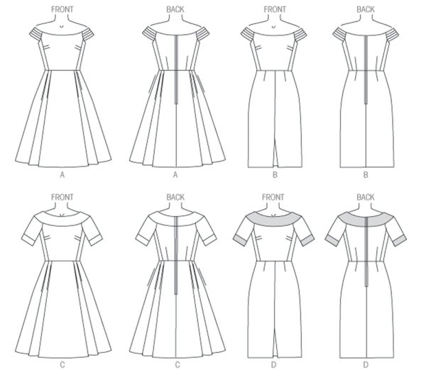 Приталенное платье Бурда