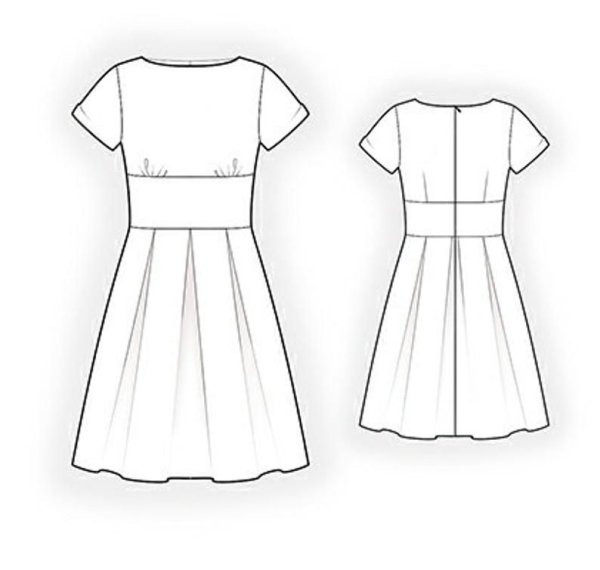 Моделирование фасонов платья