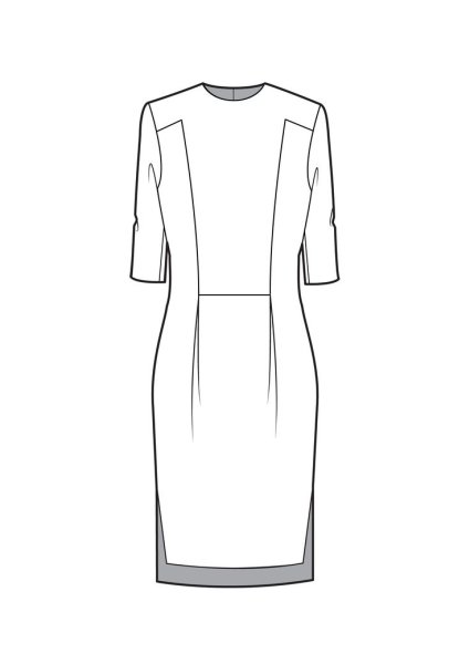 Моделирование лямок для платья