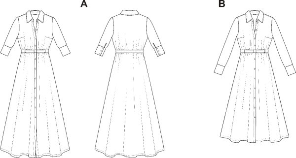 Платье сафари выкройка