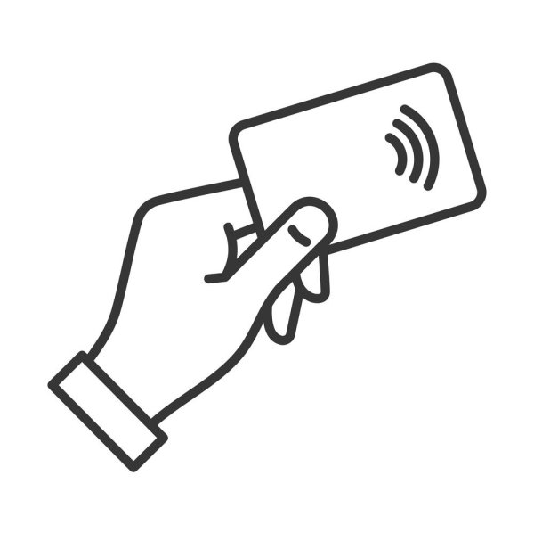 Бейдж верт. С прищепкой 54х90 5753 Deli